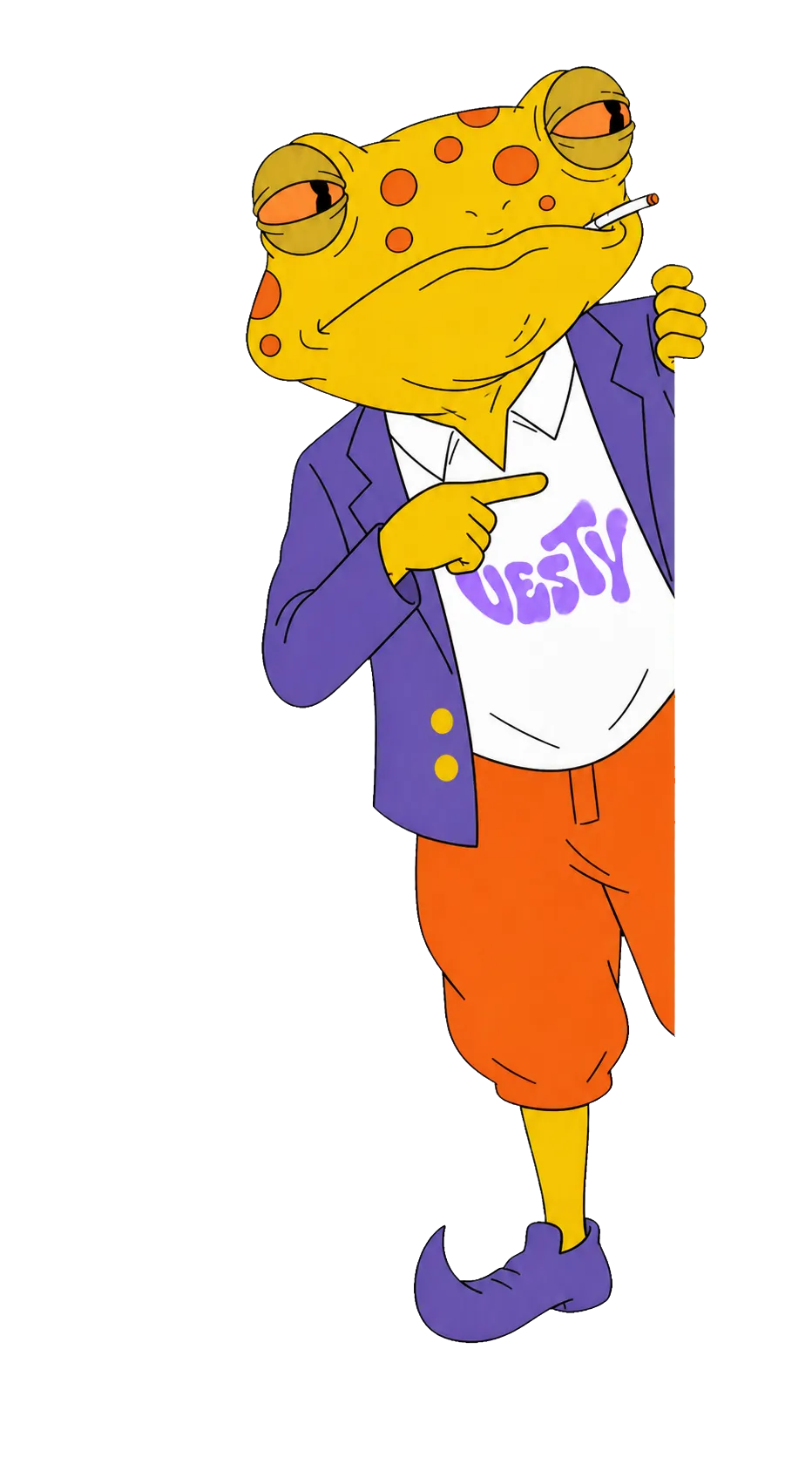La mascotte VESTY sbuca e indica il metodo