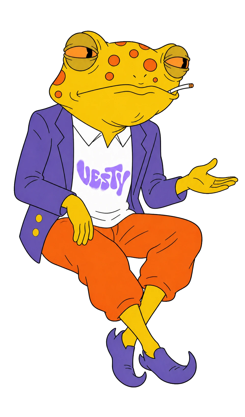 La mascotte VESTY presenta l'app